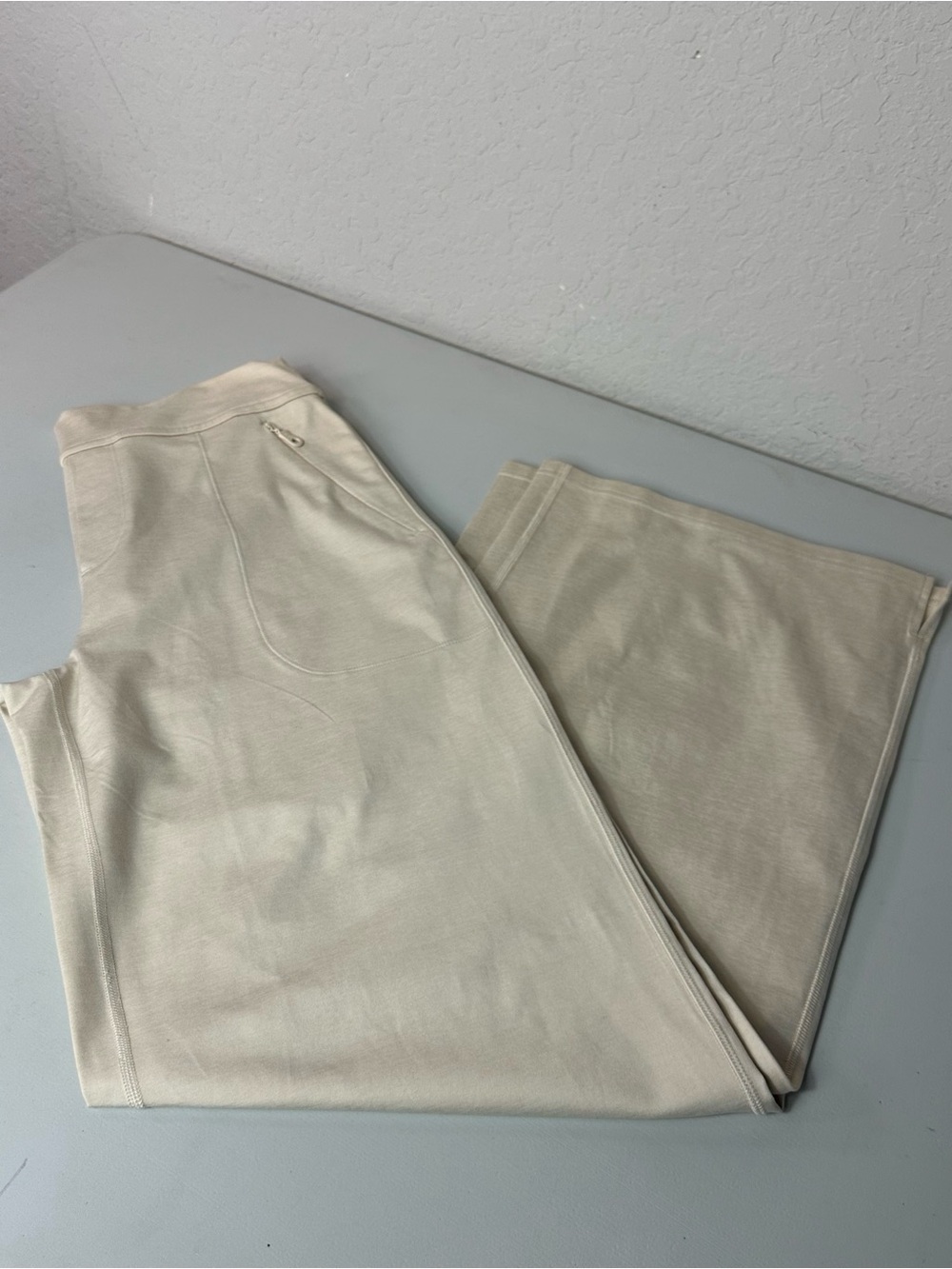 OFFLINE Aerie The Hugger Stretchy High Waist Wide Leg Trouser Size Medium NWOT - Picture 14 of 15